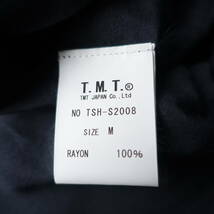 TMTBIGHOLIDA/ティーエムティー/M/日本製/半袖シャツ/ブラック/黒/メンズ_画像4
