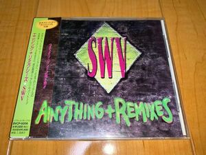 [ domestic record obi attaching CD]SWV / Sister With Voices /enising+li Mixi z/ Anything+Remixes