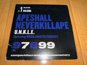 【レア国内盤CD】U.N.K.L.E. featuring NIGO & SCRATCH PERVERTS / APESHALL NEVERKILLAPE / Unkle