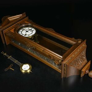 【加】1952e ◆現状◆ JUNGHANS ユンハンス 掛時計 / 柱時計 時計の画像2