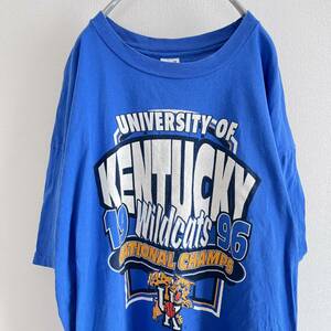 90s KWNTUCKY WILDCATS ケンタッキー ワイルドキャッツ Tシャツ 2XL