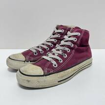 90sUSA製Converse All Starコンバース オールスター 赤 US5 24cm_画像1