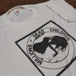 希少 ヴィンテージ 80s 90s Millions Of Dead Children Tシャツ 1980s 1990s ロックT バンドT ムービーT vintage XL usa製 