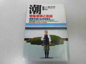 ●P749●月刊潮●1985年9月●戦争と悲劇召集4回生命と仏法を語る天皇野球チーム丹羽文雄加賀乙彦●即決