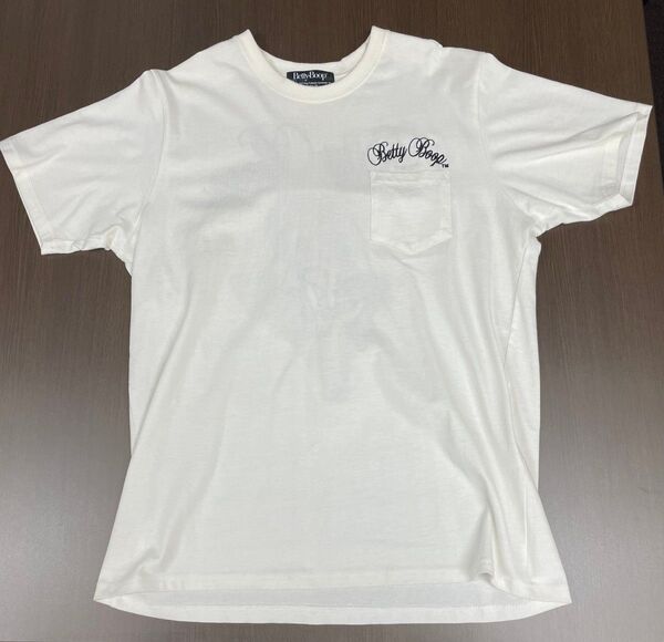 Bettyー ベティー ベティーちゃん 半袖Tシャツ ロゴTシャツ ホワイト