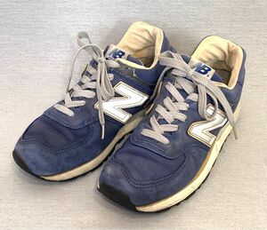 ニューバランス new balance M576 フットロッカー別注 ブルーヌバック USA製 25〜25.5？ 希少モデル