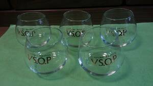 サントリー Suntory V.S.O.P　VSOP　ブランデーグラス　5個セット　昭和レトロ　保管品　元箱無し