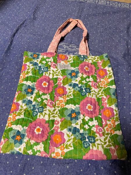 トートバッグ エコバッグ 花柄