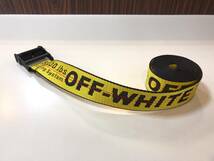 OFF-WHITE オフホワイト インダストリアルベルト イエロー JS-344760_画像1