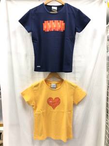 NIKE ナイキ 半袖Tシャツ2枚セット オレンジ ネイビー S/Mサイズ 160サイズ相当 23050902