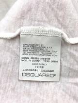 DSQUARED2 ディースクエアード 半袖Tシャツ ホワイト メンズ Mサイズ 23051601_画像4