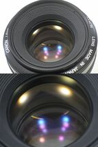 x3E027R- Canon キャノン CANON LENS EF 50mm 1:1.4 ULTRASONIC ウルトラソニック カメラレンズ 動作確認済み_画像6