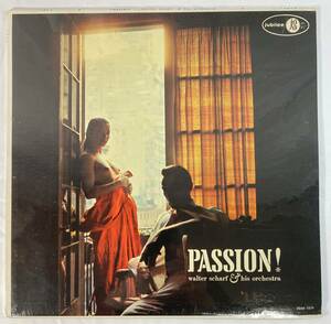 ウォルター・シャーフ (Walter scharf) & his orchestra / Passion! 米盤LP Jubilee JGM 1079 MONO 未開封