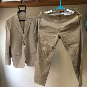 Theory セットアップ スーツ ベージュ