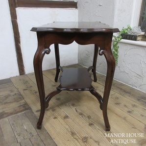 イギリス アンティーク 家具 オケージョナルテーブル サイドテーブル 店舗什器 木製 マホガニー 英国 SMALLTABLE 6176dの画像6