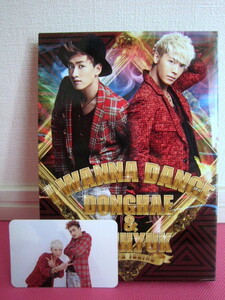 K-POP♪SUPER JUNIOR DONGHAE＆EUNHYUK ドンヘ＆ウニョク「I WANNA DANCE」日本盤CD＋DVD＋トレカ／ほぼ美品！ヘンリー