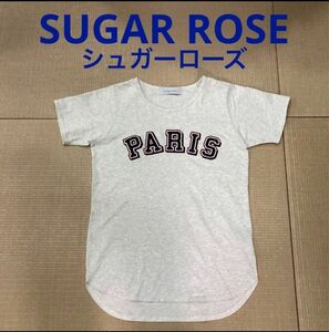 SUGAR ROSE(シュガーローズ)刺繍ロゴTシャツ