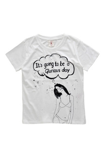 ★Tシャツ★Choose Fair Tade Fashion　シメオン・ファーラー　It’s going to be a Glorious day／People Tree(ピープルツリー)