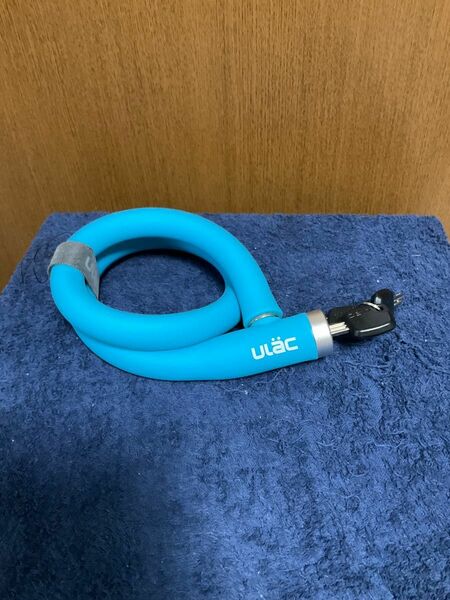 【未使用】ユーラック(Ulac)自転車 鍵 BERLIN シリコンカバー自転車用ロック 21mm×70cm