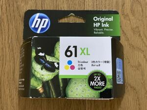 ★☆ hp 純正インク 61XL 3色カラー 送料220円～ 新品 未使用 未開封 推奨使用期限 2023/2 インクカートリッジ 3050 4500 4504 5530 4630