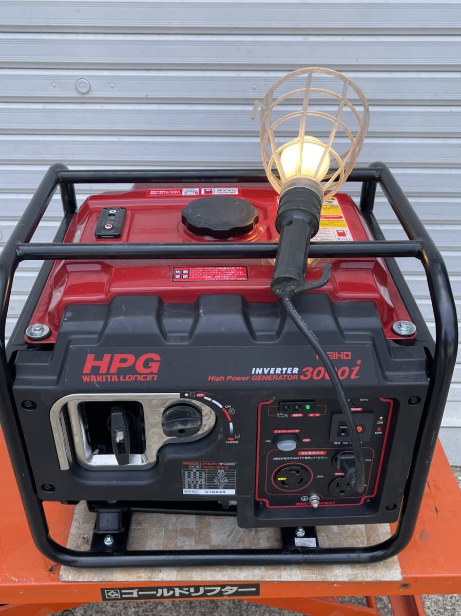 美品 MEIHO ワキタ WAKITA Loncin インバーター発電機 High POWER