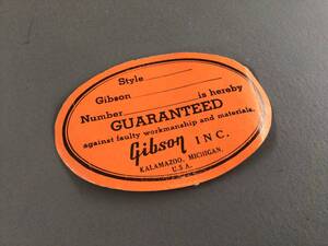  last Gibson gibson 1956-1969 orange label Vintage dead stock ES semi ako full ako semi ako