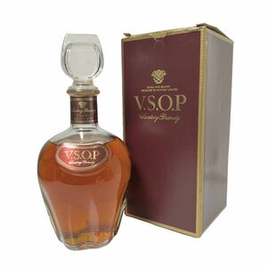 【未開栓保管品】古酒 SUNTORY サントリー V.S.O.P ブランデー ウイスキー デキャンタ 720ml 40度 VSOP 箱付き