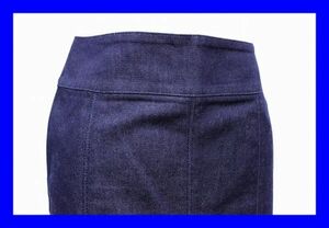 * прекрасный товар Untitled UNTITLED flair юбка русалка колено длина Denim 7 M размер женский одежда F4224