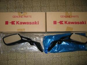  Kawasaki original mirror left right set GPZ900R original left right side mirror KAWASAKI regular goods Kawasaki left right SET R L ①