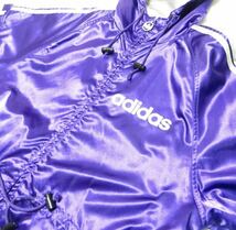 【アパレル】☆極美品☆ ADIDAS アディダス 90s デサント製 ナイロンジャケット ベンチコート トレフォイルロゴ ビッグシルエット_画像6