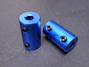 4X6/ 4MM-6MM/ aluminium / rod joint / connection for / Capri navy blue / hex socket set screw / blue / strut coupler joint 
