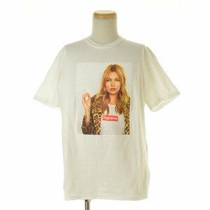 【M】SUPREME / シュプリーム 12SS Kate Moss Tee ケイトモス フォトプリント フォトT 半袖Tシャツ white ホワイト 白