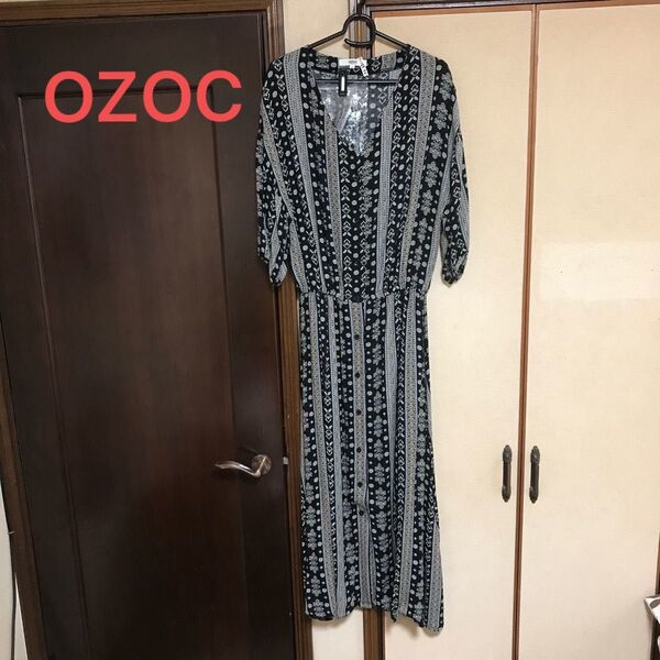 OZOC ロングワンピース、羽織に