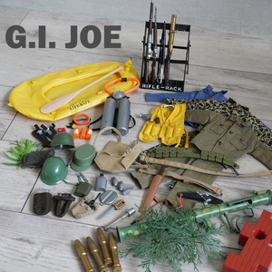  супер редкий очень редкий item большое количество подлинная вещь G.I. Joe одежда мелкие вещи много суммировать комплект GI JOE HASBRO Takara оружие лодка . вода . суша армия - sbro