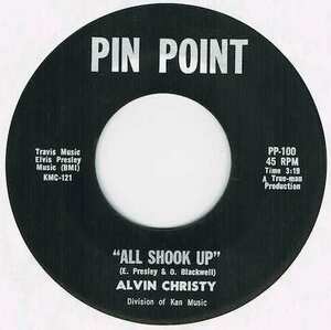 ●ALVIN CHRISTY / ALL SHOOK UP [US 45 ORIGINAL 7inch シングル SOUL ELVIS PRESLEY 試聴]