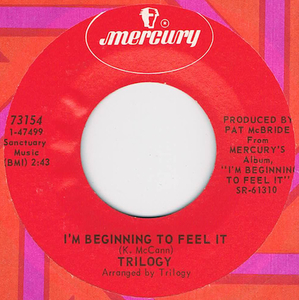 ●TRILOGY / I'M BEGINNING TO FEEL IT [US 45 ORIGINAL 7inch シングル サイケロック 試聴]