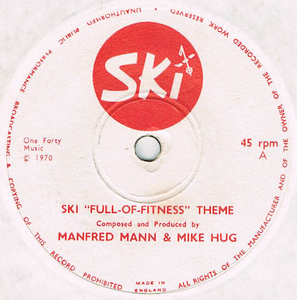 ●MANFRED MANN & MIKE HUG / SKI FULL-OF-FITNESS THEME [UK 45 ORIGINAL 7inch シングル PROMO 試聴]