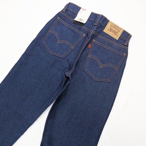 新品80年代ヴィンテージ品 デットストック LEVI'S 718-0914 STUDENT リーバイス USA製 濃紺ストレートジーンズ レディースデニム W26 S相当