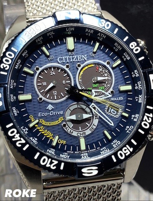 オークショ ヤフオク! CITIZEN シチズン スカイホーク エ... - レア 未