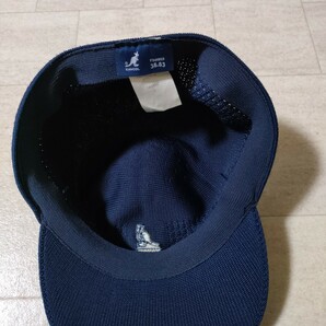 サイズ：L 美品 ”KANGOL(カンゴール)” トロピックスペースキャップ TROPIC VENTAIR SPACECAP メンズ レディース 春夏 ネビーの画像5