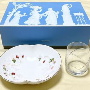 WEDGWOOD　ワイルドストロベリー マリアージュボールS1枚＆タンブラー1客