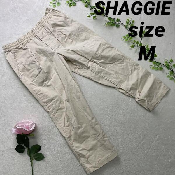 SHAGGIE シャギー ホワイト M チノパン　スラックス　カジュアルパンツ