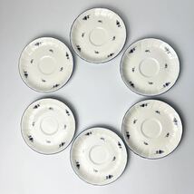 Noritake ノリタケ CRAFTONE クラフトーン カップ&ソーサー 6客 青い小花 B52316-193_画像5