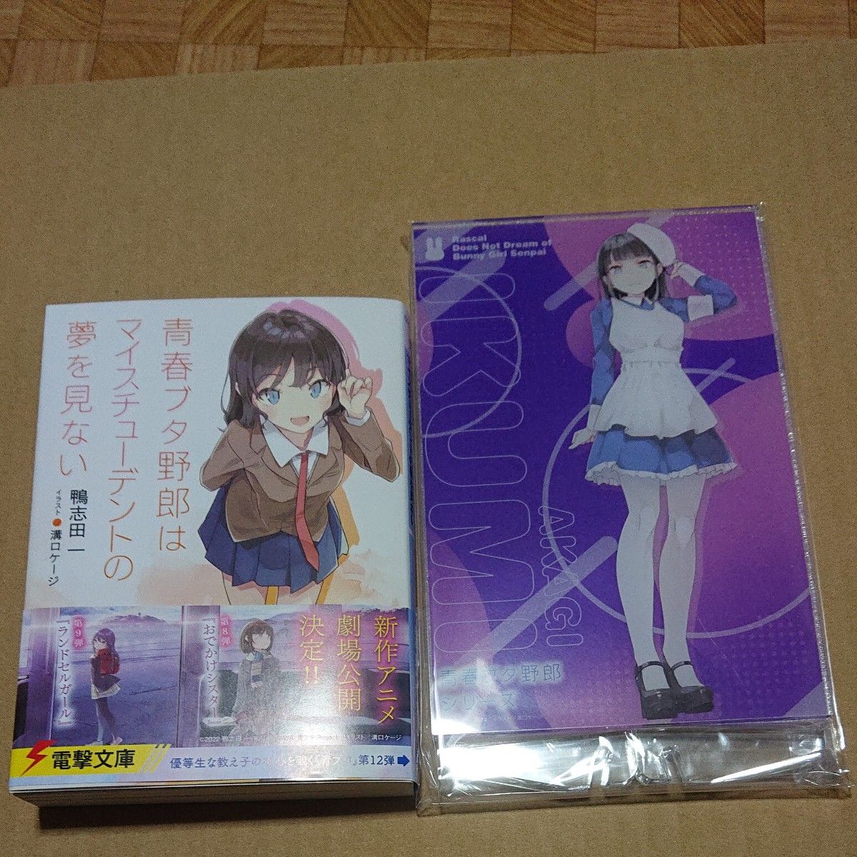 青春ブタ野郎はおでかけシスターの夢を見ない 鴨志田一 直筆サイン本