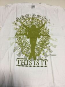 Michael Jackson(マイケル・ジャクソン) This Is It Silhouette Crest (Tシャツ) Lサイズ◎長期保管・デッドストック・未着用品