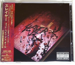 ☆ スレイヤー Slayer ゴッド・ヘイツ・アス・オール God Hates Us All 初回限定 ステッカー付き 日本盤 帯付き UICL-1012 新品同様 ☆