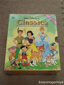 726洋書・絵本◆Walt Disney's Classics: A Treasury of 12 Best-Loved Tales! 全12冊1函入◆未開封品☆ディズニー