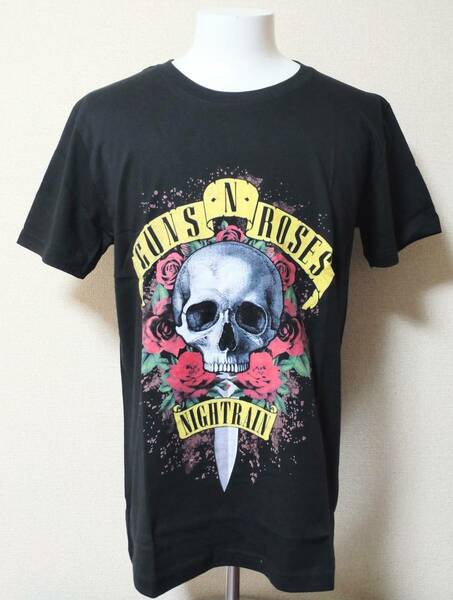 送料無料　【XXLサイズ】ガンズ＆ローゼス　Tシャツ　 Guns N' Roses　スカル　ロックバンド　ファンスマ