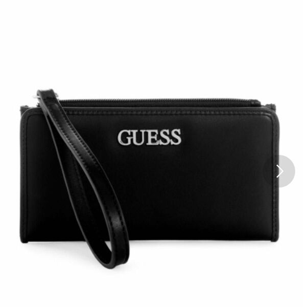 Guess 長財布　黒　ゲス　ロングウォレット ブラック