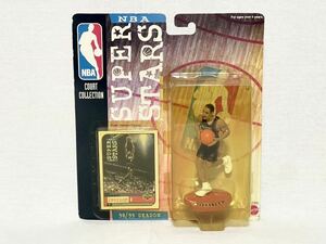 [ нераспечатанный ]Mattel NBA Super Stars iverson фигурка корзина Aiba -sonSixers '98/'99 season 